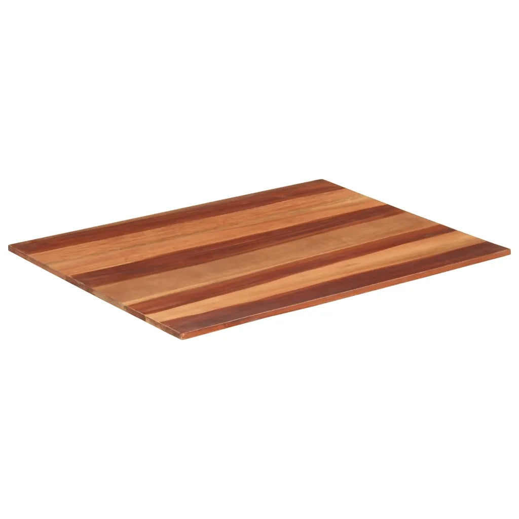 Piano Tavolo in Legno Massello di Acacia 15-16 mm 70x90 cm 285986