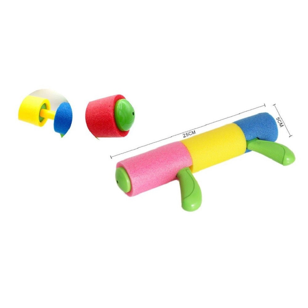 Trade Shop - Pistola Ad Acqua Tubo In Gommapiuma Colorata Manico 25x5cm Giochi Bambini 605473 -