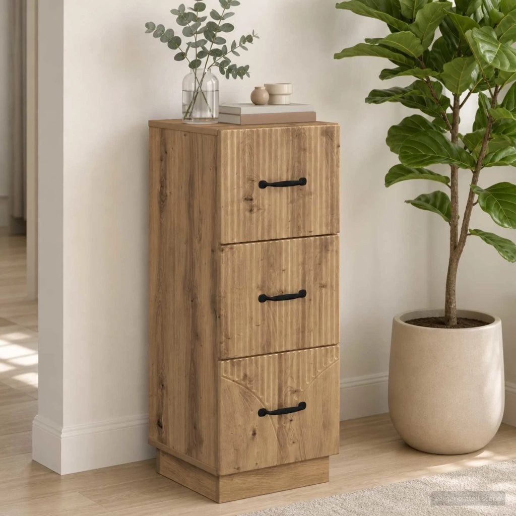 Mobile con Cassetti Rovere Artigianale 33 x 34,5 x 87 cm 895314