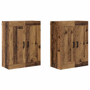 Armadietto a Muro | Mobile a muro 2 pz Legno vecchio 69,5 x 34 x 90 cm