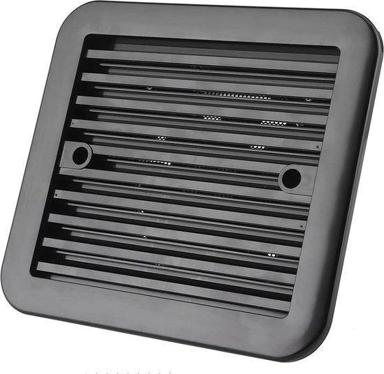 Ventilatore 12V per Camper con Motore Senza Vite con Funzione di Aerazione e Raffreddamento - Stoffa Impermeabile - Ventilatore per Tetti di Camper con Motore Senza Vite - Utilizzabile per Trailer, Barche e Yacht