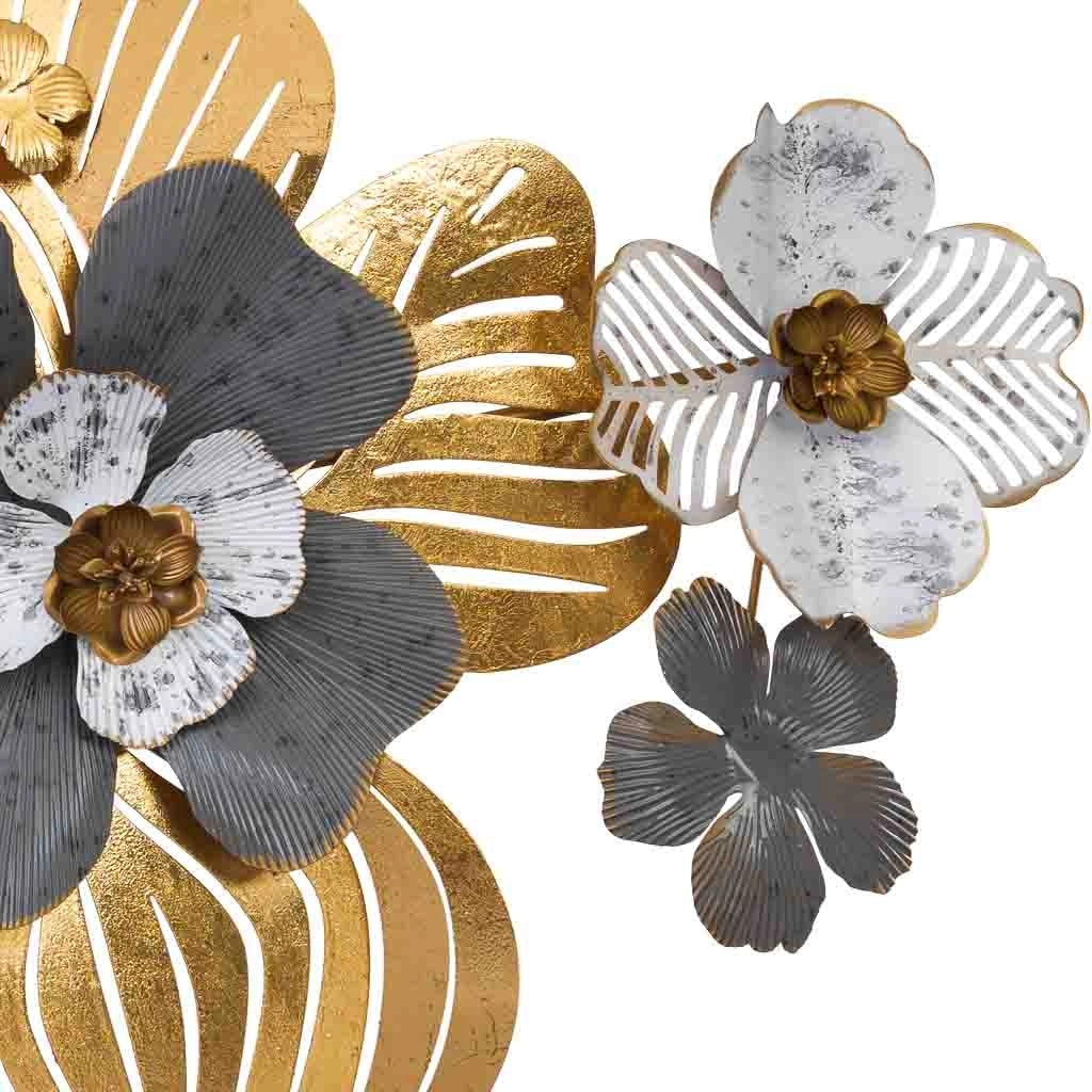 Carta da parati decorativa in metallo 135,9x65,4x7,6