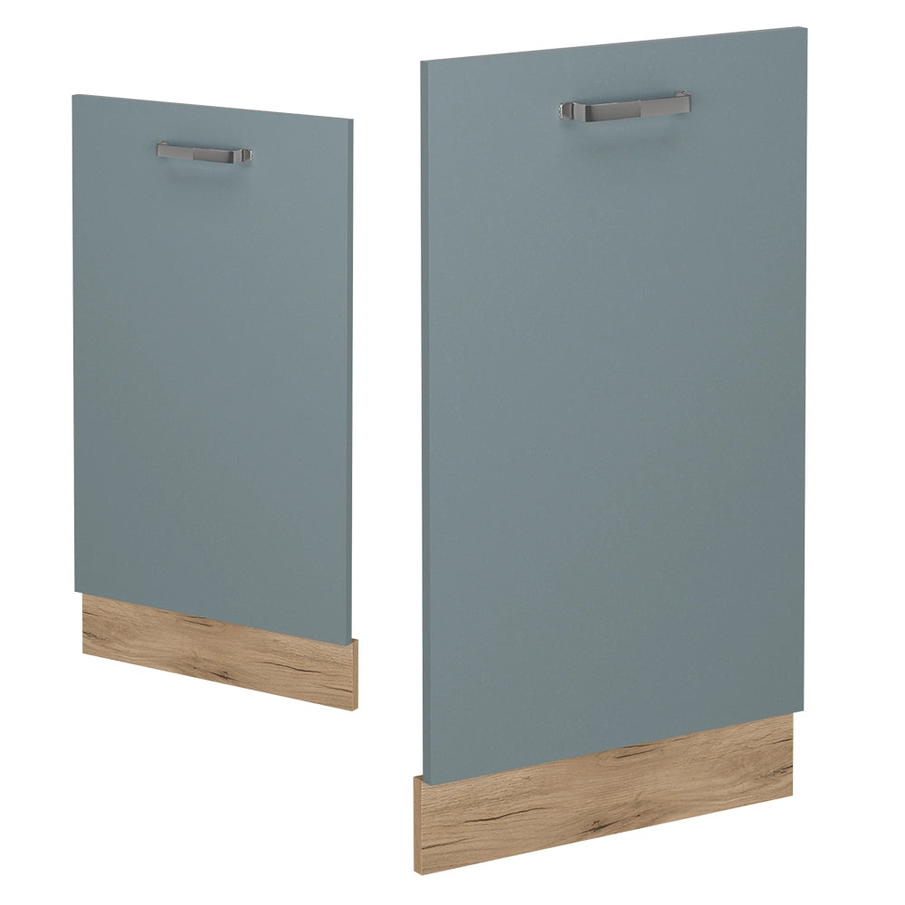 Vicco Coperchio per lavastoviglie Grigio-blu 45 cm senza piano di lavoro