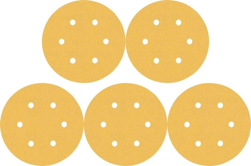 2608900817 - Fogli abrasivi C470 , confezione da 5pz , 150mm , P120 , EXPERT for WOOD+PAINT