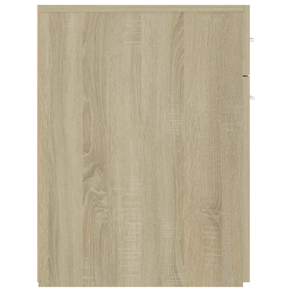 Mobiletto da farmacia dal design moderno 20 x 45,5 x 60 cm in legno composito di rovere Sonoma 02_0047787