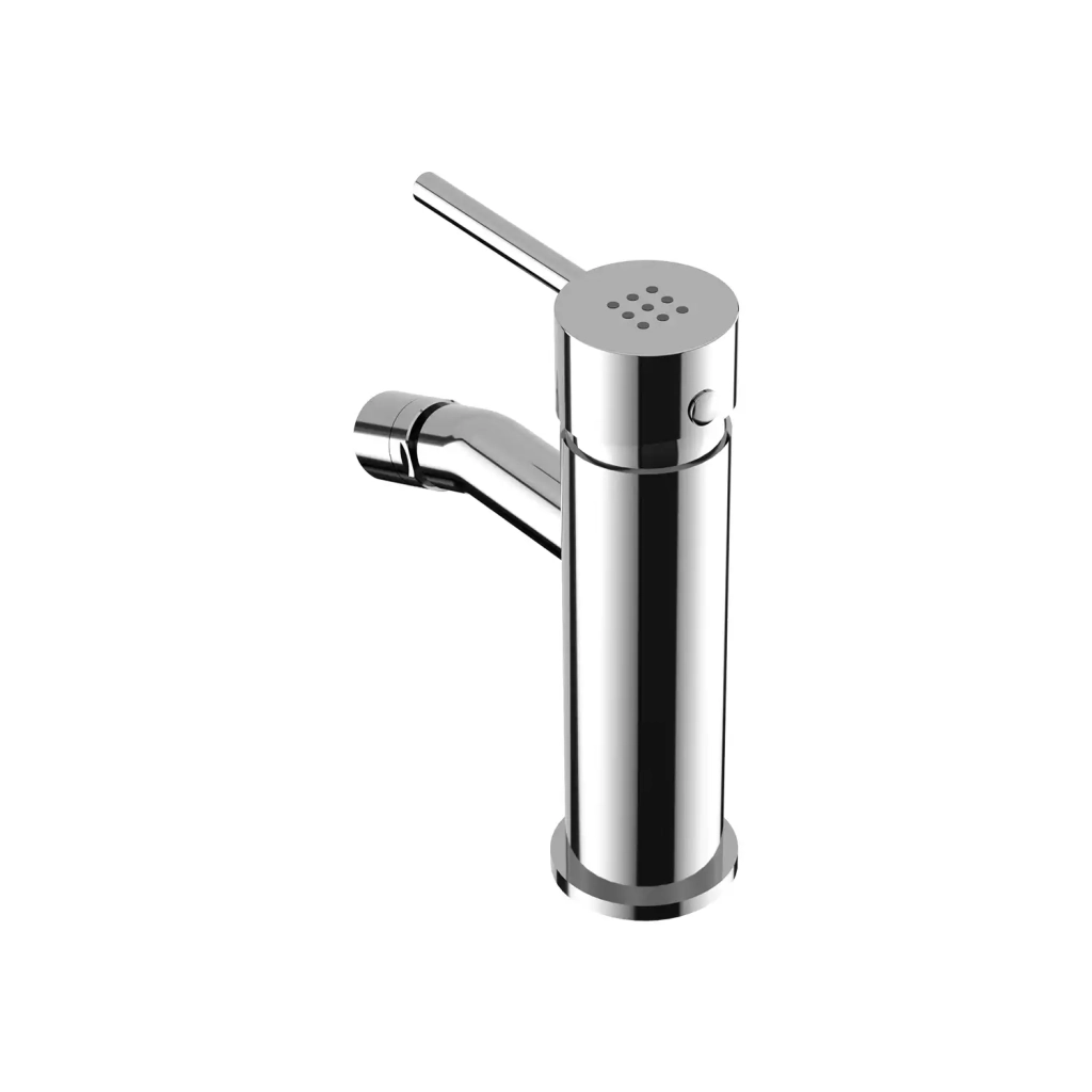 Set miscelatore lavabo e bidet senza scarico in ottone cromato | Ava