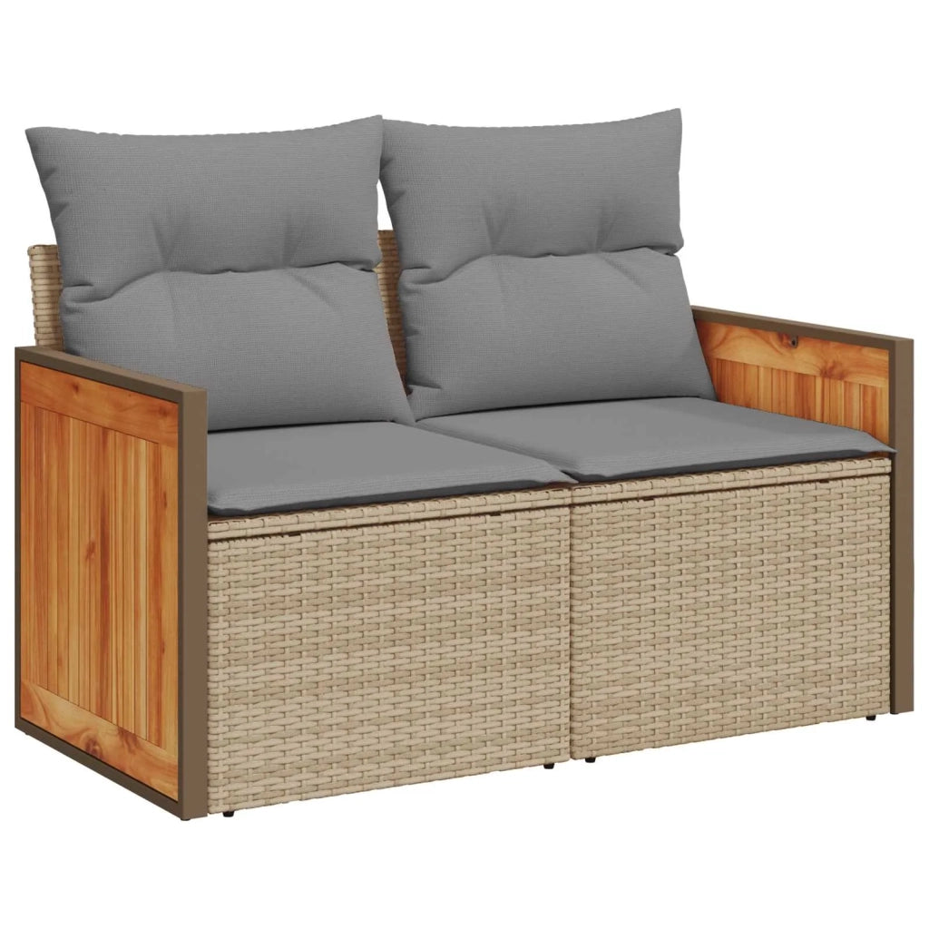 Set di divani 8 pz Beige e Grigio Chiaro 3448651