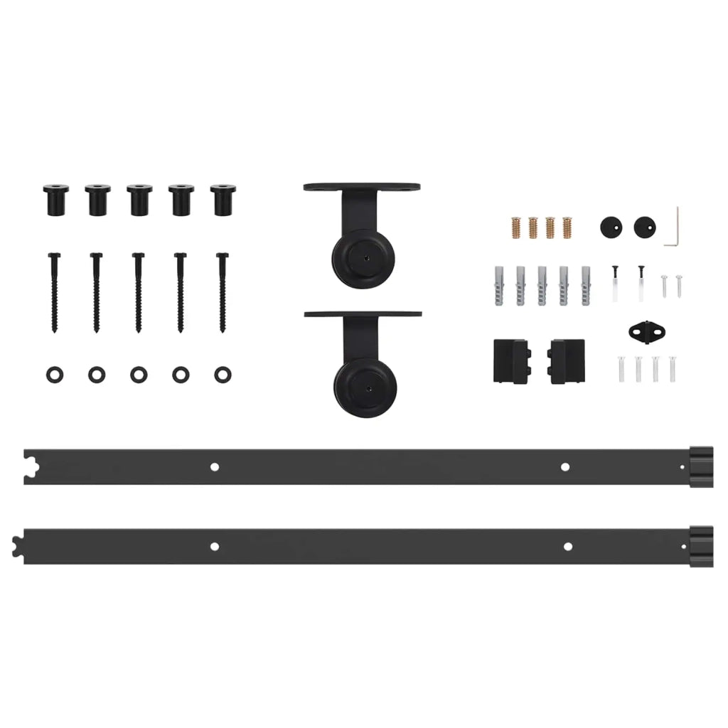 Porta scorrevole Bianco e Nero 83 x 232 cm