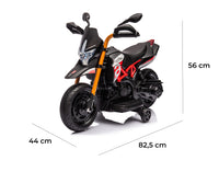 Moto Elettrica per Bambini 6V Aprilia Dorsoduro Small Nera