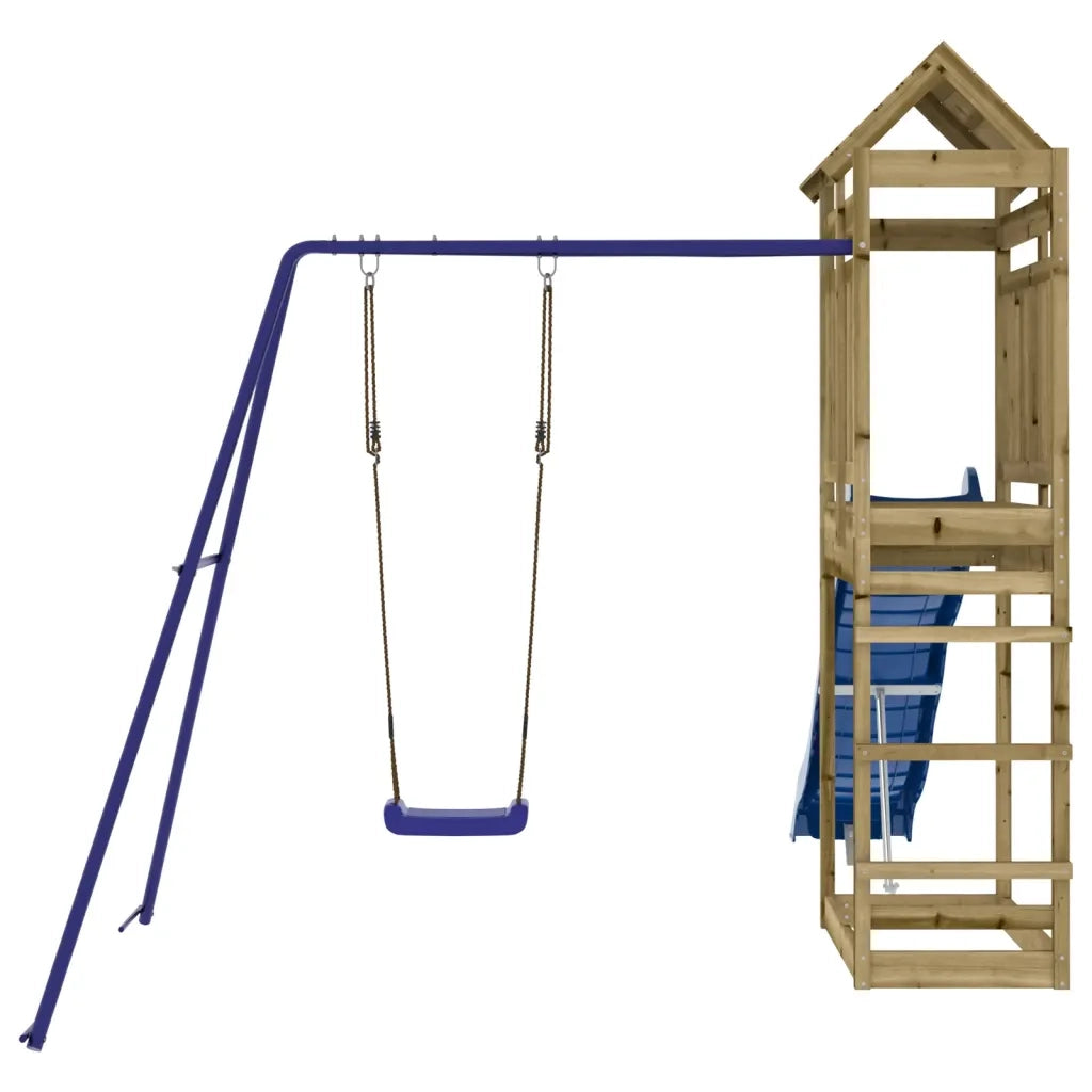 Set da Gioco da Esterno in Legno di Pino Impregnato 3156951