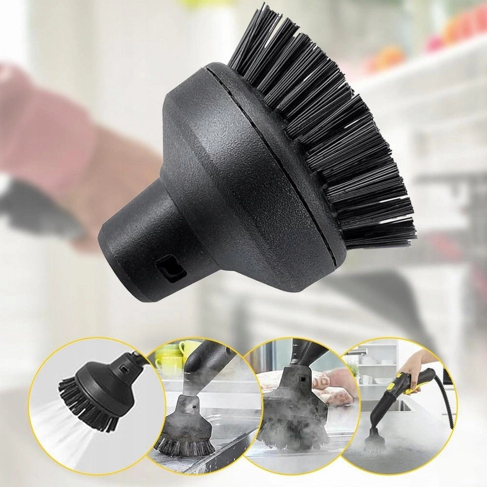 Set di Accessori per Pulizia compatibile con Kärcher SC1-SC5 – 14 Pezzi, Microfibra, Spazzole Nylon e Ottone