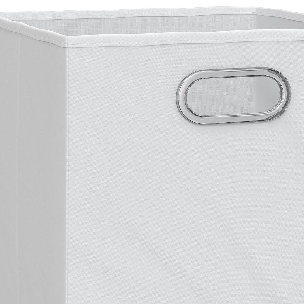Vicco Scatola pieghevole Bianco 30 x 30 cm Set di 2