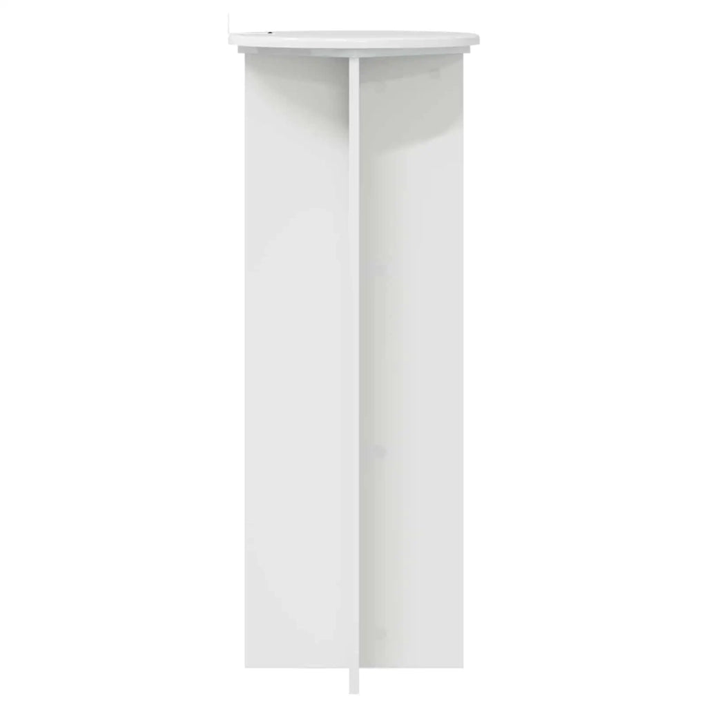 Supporto per piante 2 pcs Bianco Lucido Ø40 x 100 cm 899694