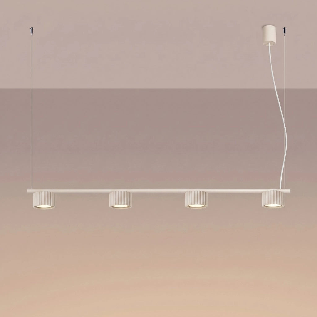 Lampadario AURA 4 beige Gx53