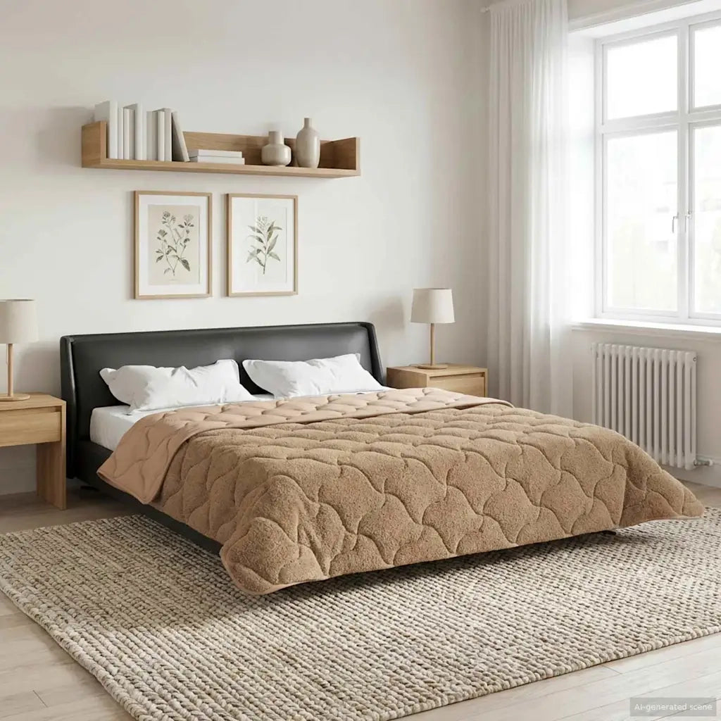 Duvet Estivo Talpa 200 x 200 cm Microfibra e Fleece Teddy 42026208