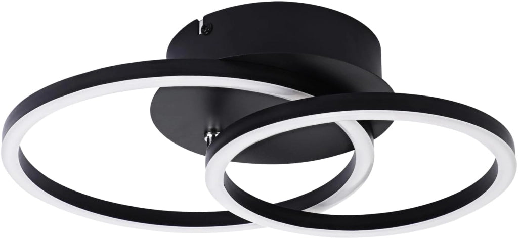 ZMH Lampada da soffitto plafoniera LED rotonda moderna 24W 3000K per soggiorno corridoio