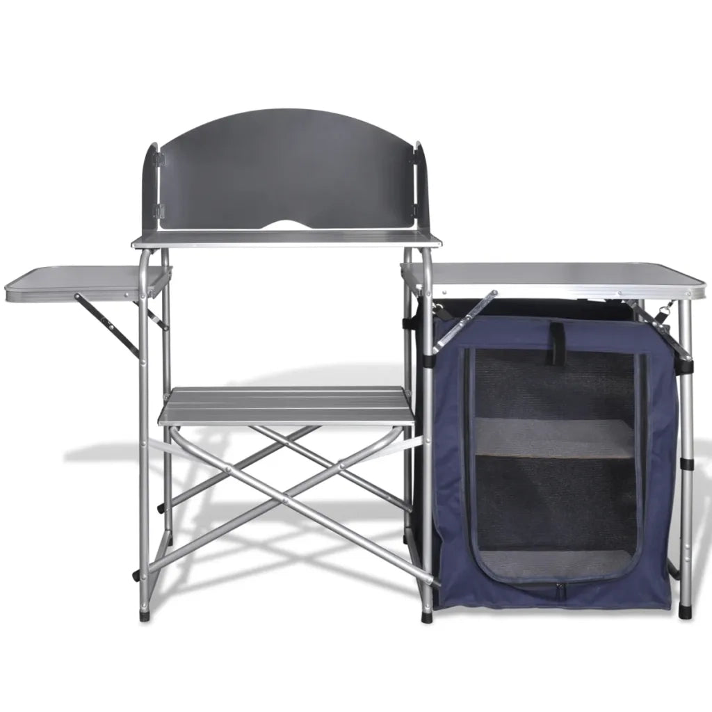 Cucina da Campeggio Pieghevole con Parabrezza in Alluminio CFW4473756