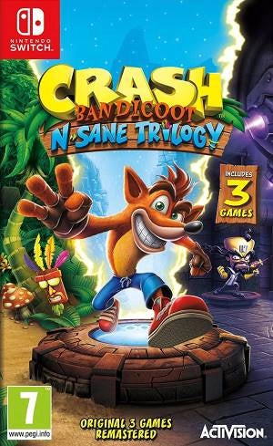 Crash bandicoot n.sane trilogy - switch - CRASHBAND