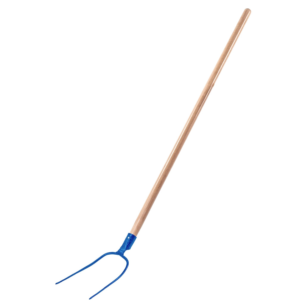 Forca da fieno KADAX, per compost, da giardino, a 2 punte, robusta, con manico