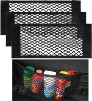 Auto opbergtas con reti elastiche forti - Ideale per auto e SUV - 40 x 25 cm - Adatto per diversi veicoli - Nylon duraturo