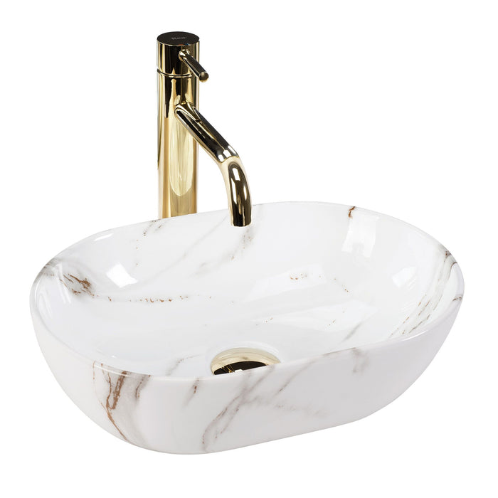 Lavabo Da Appoggio Rea Amelia Mini Aiax Shiny
