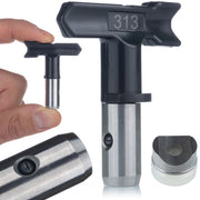 Ugello di Spruzzatura UltraBlack 313 – Alta Resistenza, Acciaio Inossidabile | Compatibile con Graco, Titan, Wagner