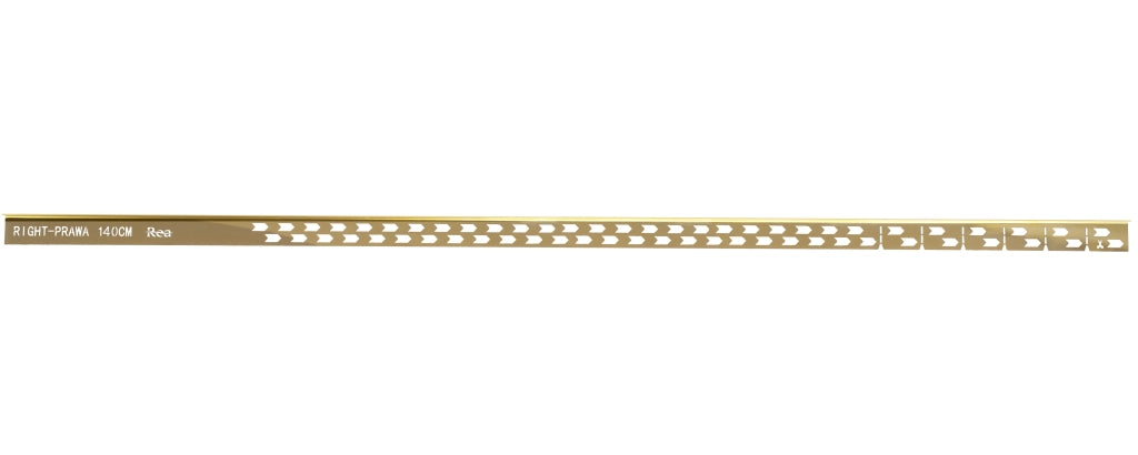 Profilo Doccia Pendenzato 140cm Gold sinistra