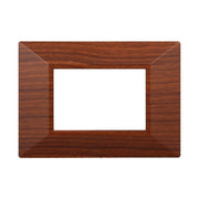 Placca Piramide Serie Moon 3P Colore Radica Compatibile Con Bticino Axolute