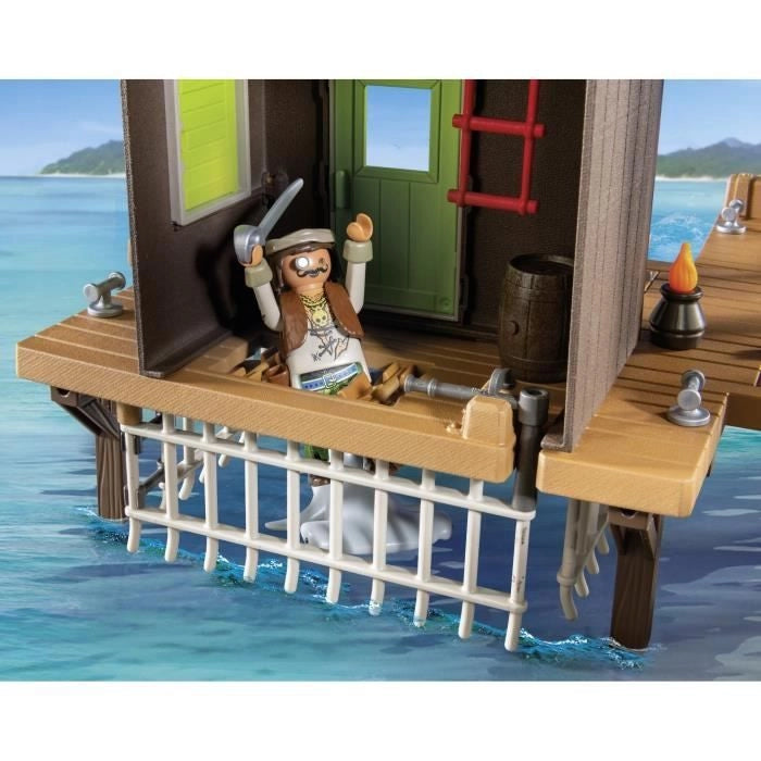 PLAYMOBIL 71792 Porto e covo dei pirati con prigioni