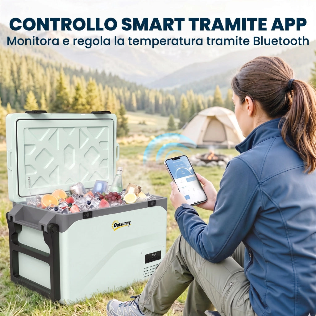 Frigorifero Portatile 42.5L a Compressore con Controllo App, -20¡æ a 20¡æ