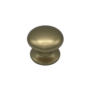Pomolo fisso per porta SAGUATTI 173/70CB in alluminio bronzo lucido