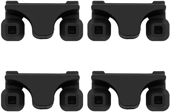 Pomelli di Protezione per Airfryer 4 Pezzi - Resistenti al Calore - Silicone - BPA Libero - Pedine in Gomma - Protezione contro le Scalfitture