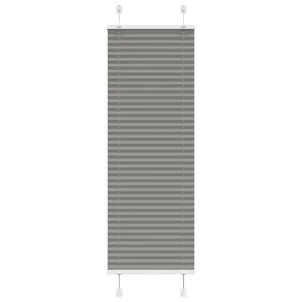 Tenda Plissettata Antracite 45x100 cm Larghezza Tessuto 44,4 cm 4015064