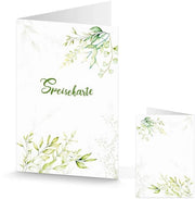 Carta da tavola A4 - Standard per tavolo - Decorazione per matrimoni e compleanni - 10 pezzi - Verde chiaro/Naturale - Carta da tavola per decorazione