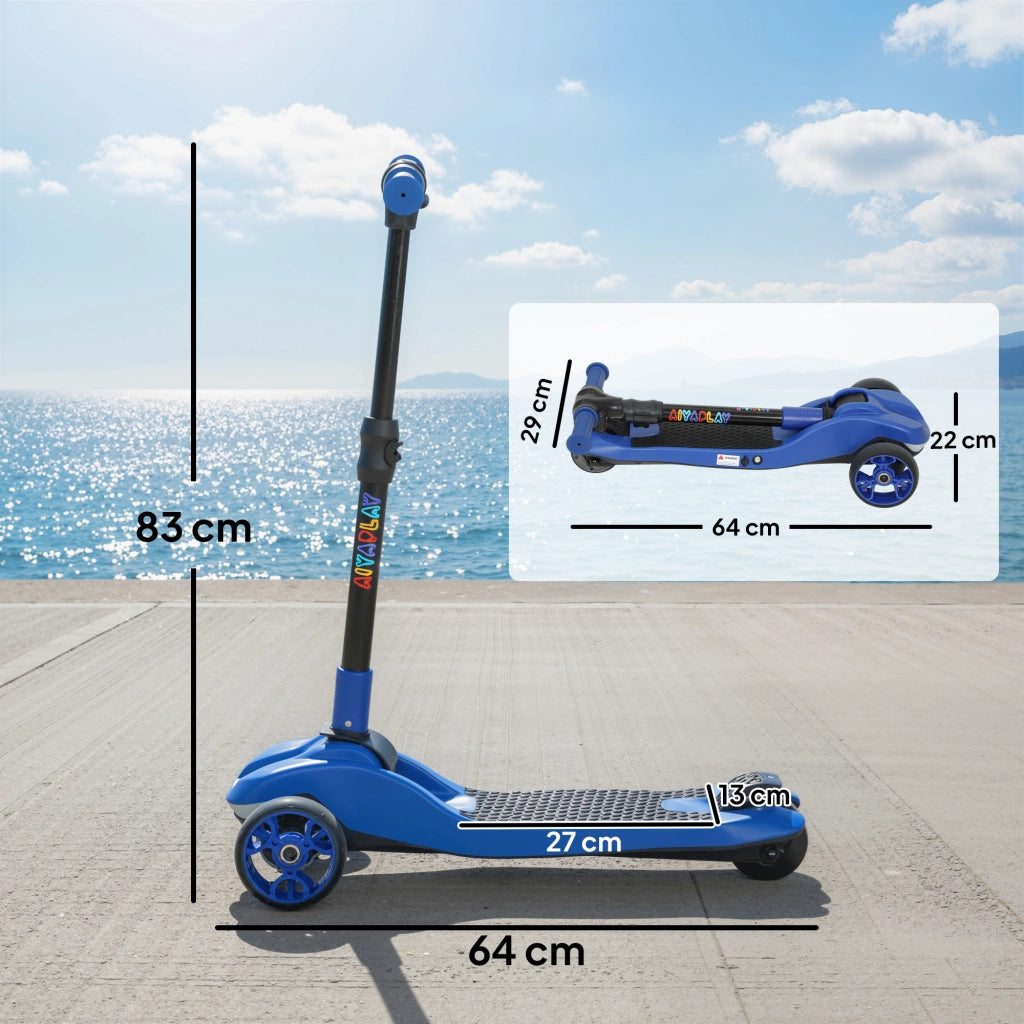 Trottinette Elettrica per Bambini ¨C zephmum ¨C Blu 64x29x83 cm