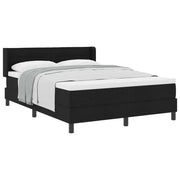 Letto a molle con testiera Nero 200 x 160 cm Tessuto 3341050