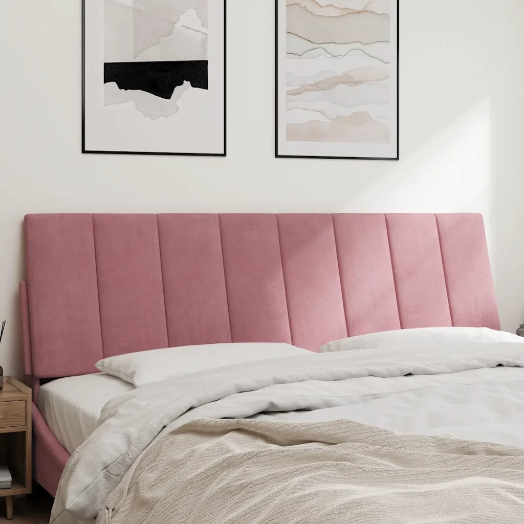 Cuscino Testiera Hanko Rosa 160 cm in Velluto CFW9706525