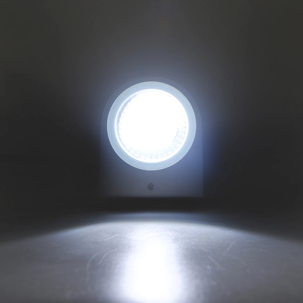 APPLIQUE LED 3W PER INTERNI CON MONO-EMISSIONE LUMINOSA 6500K° - DESIGN SEMICILINDRICO IN ALLUMINIO BIANCO AD ALTA EFFICIENZA ENERGETICA