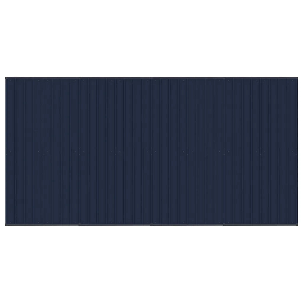 Gabbia per Cani da Esterno con Tetto in Acciaio 7,37 m² 3097967