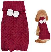 Pantaloni per animali domestici in acrilico - colore rosso - 1 pezzo - isolanti in calore