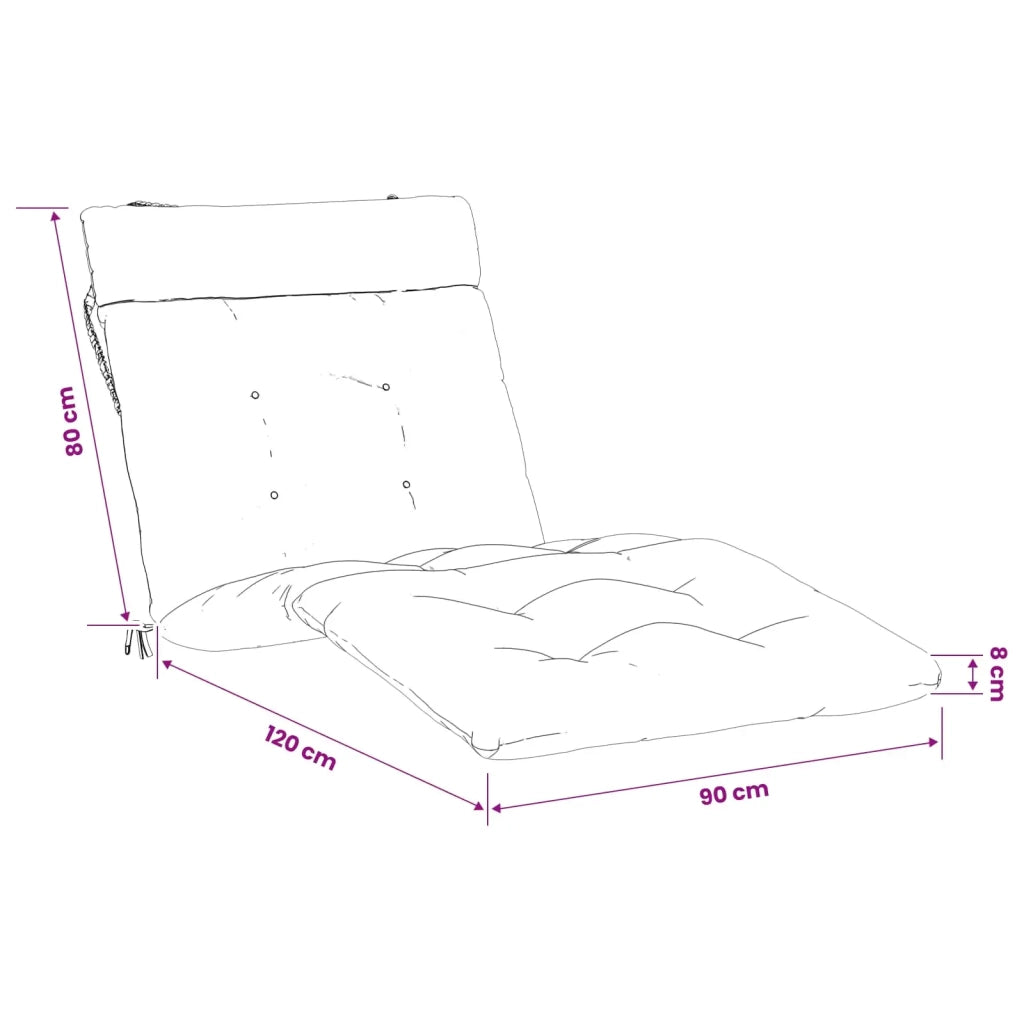 Cuscino per Lettino VIANEN 100% Poliestere Crema 953949