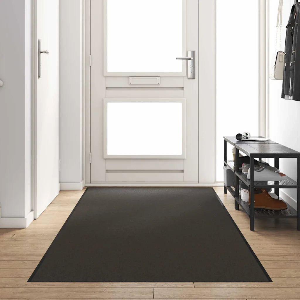 Tappetino Antracite e Nero 120 x 400 cm 100% Poliammide 4100724