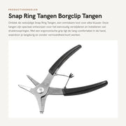 Tang di anello a doppia funzione - Rimuovere/Installare - Acciaio inossidabile - Diametro di apertura massimo 22mm - Tang di anello con impugnatura ergonomico