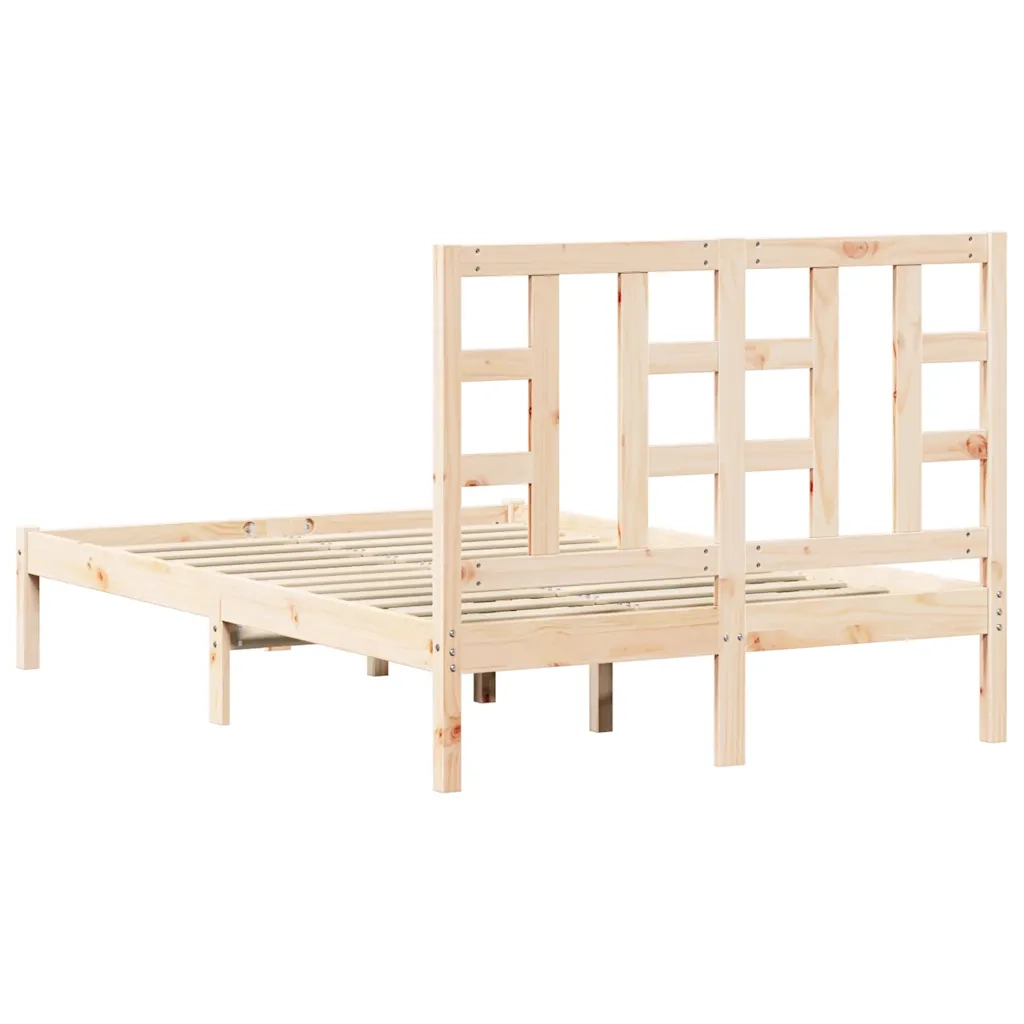 Giroletto-Struttura Letto in Legno Massello 120x190 cm Small Double 885974