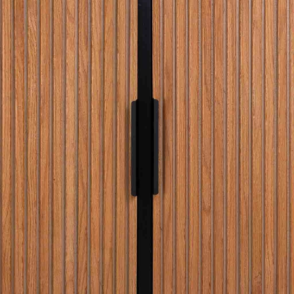Credenza 3 ante in legno e metallo 160x41,5x90h cm