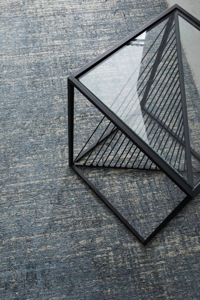 Tappeto 160x230 cm Arena in Tessuto Blu