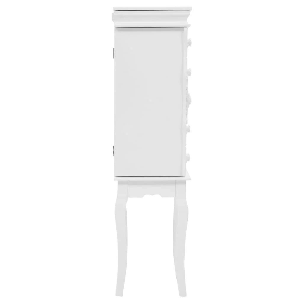 Credenza bianca buffet mobiletto consolle mobile portagioielli su gambe 4402078