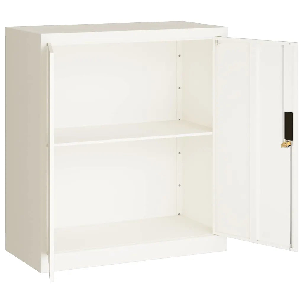 Armadio Classificatore Bianco 79x40x90 cm in Acciaio 339732