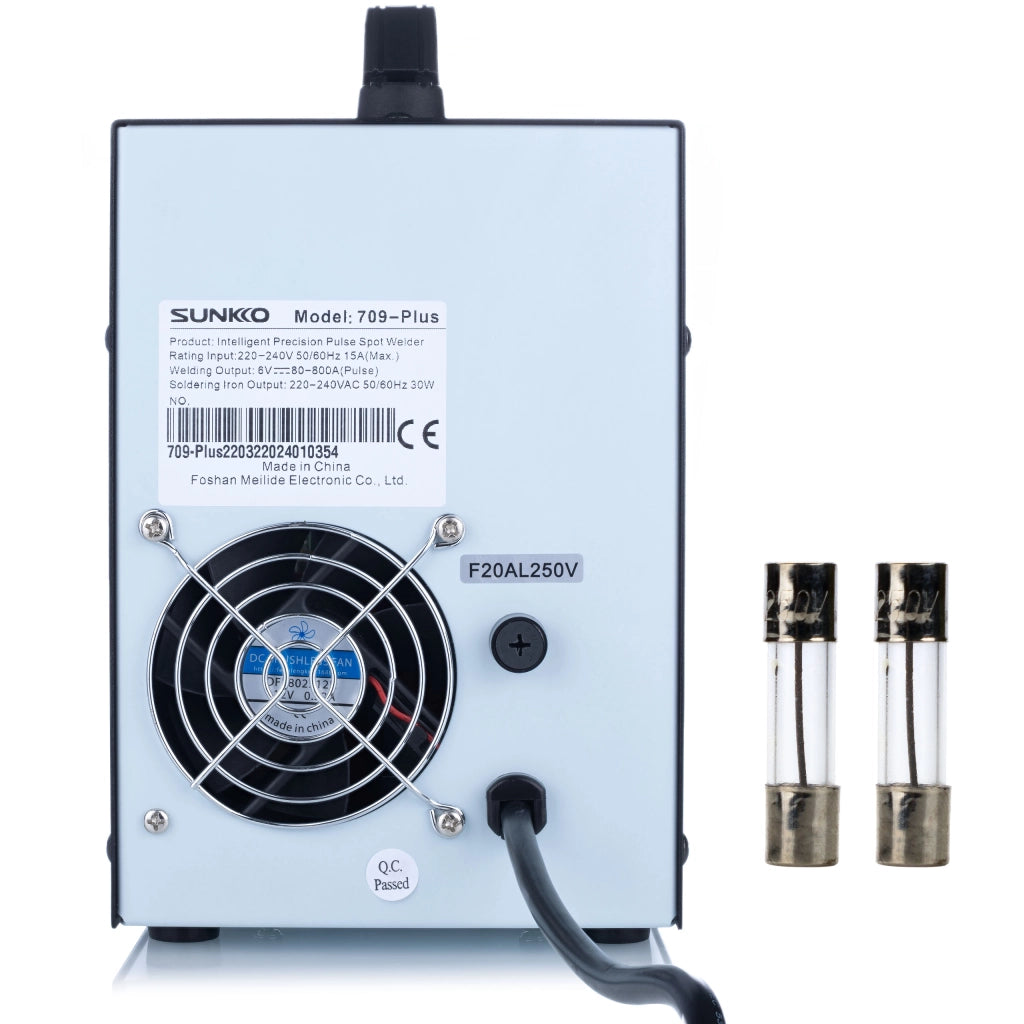 Saldatrice a Punti Sunkko 709 PLUS – Sistema di Raffreddamento Avanzato | Potenza 3,2 kW, Velocità 4100/min