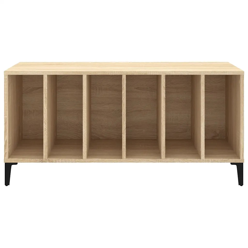 Mobile Porta Dischi Rovere Sonoma 100x38x48cm Legno Multistrato CFW8427275